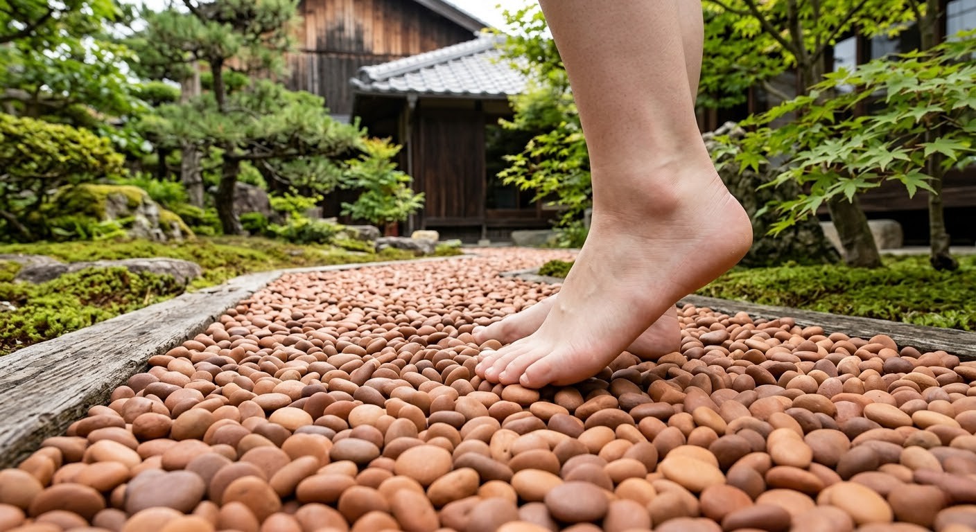 角が丸く加工されたテコラの瓦チップ。子どもやペットが触れても安心な仕上がり